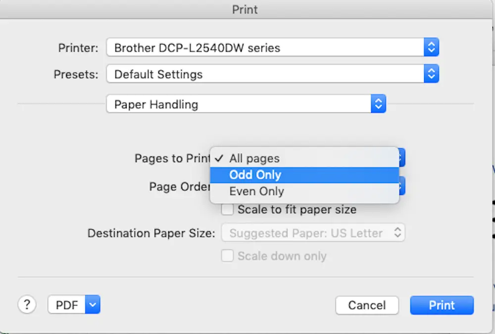 how to print double sided on mac any printer